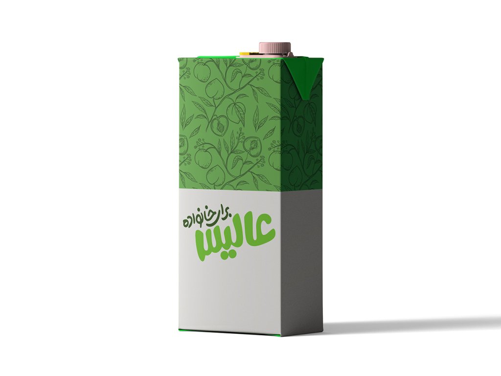  طرح لایه باز موکاپ پاکت آبمیوه