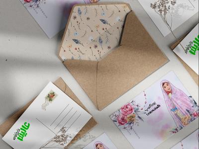  طرح لایه باز موکاپ پاکت نامه