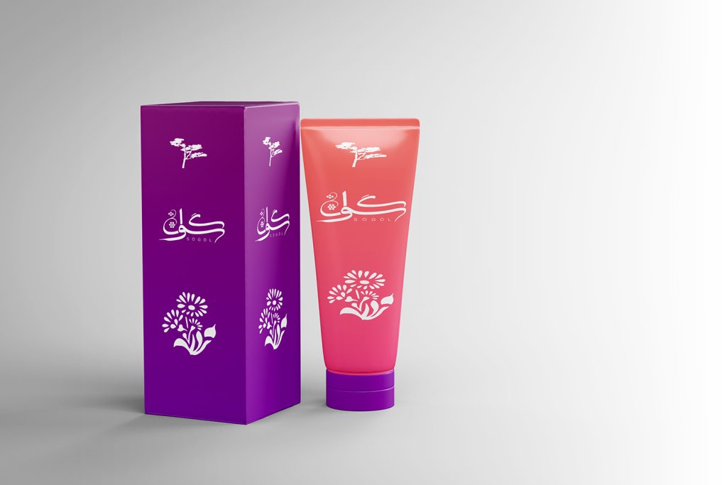  لایه باز موکاپ لوازم آرایشی بهداشتی