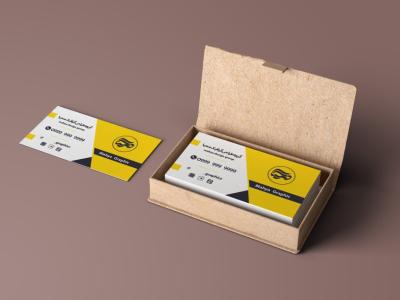 طرح لایه باز موکاپ کارت ویزیت