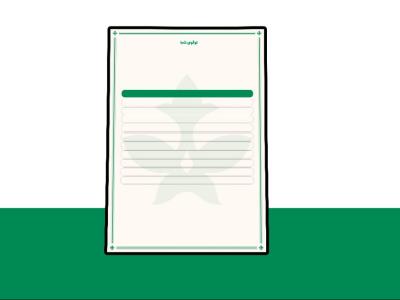پوستر پریمیوم لایه باز لیست psd