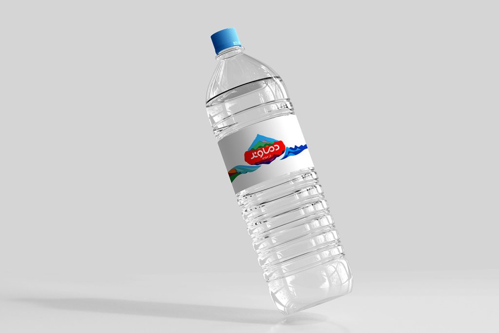  لایه باز موکاپ بطری آب