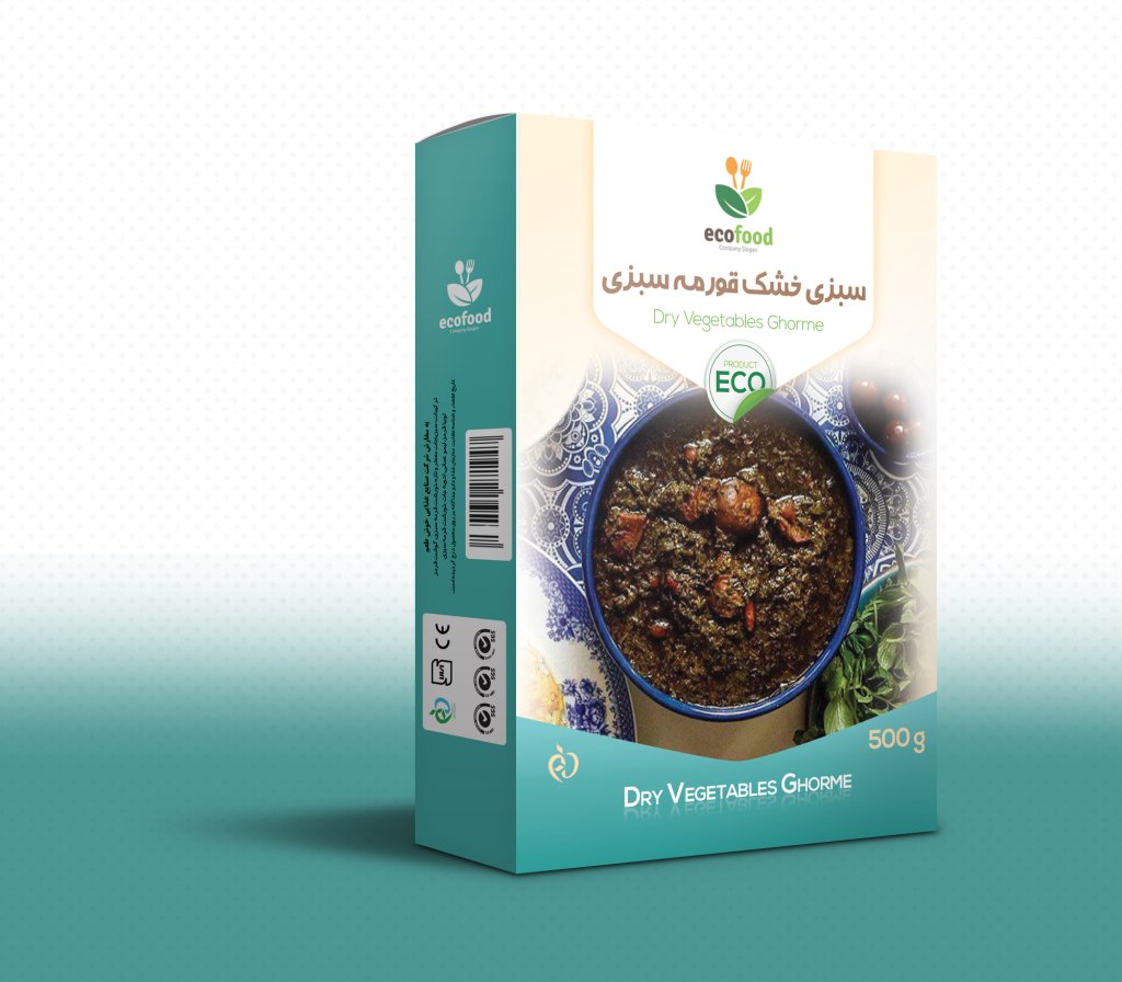طرح لایه باز بسته بندی مواد غذایی