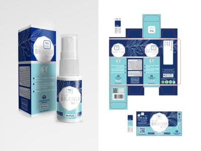 طرح بسته بندی محصول دارویی آرایشی بهداشتی به همراه موکاپ لایه باز 