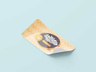  طرح لایه باز موکاپ برچسب