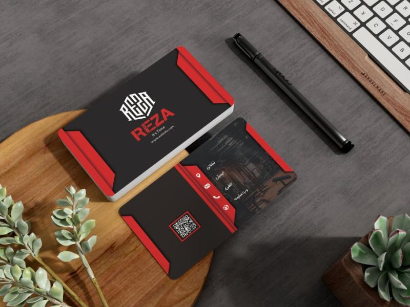 کارت-ویزیت-لایه-باز-|-PSD