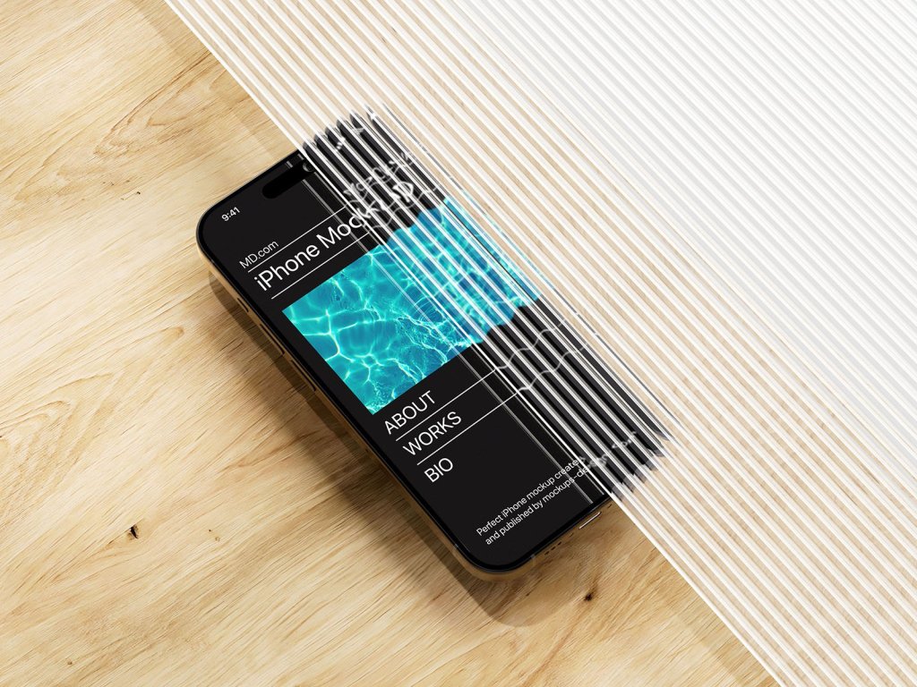 موکاپ گوشی همراه آیفون