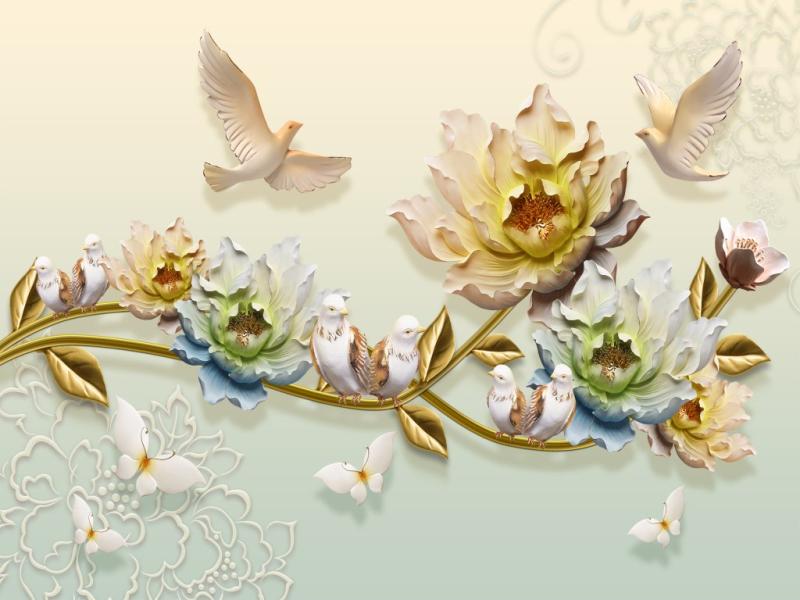 گل-و-پرنده-چینی-لایه-باز