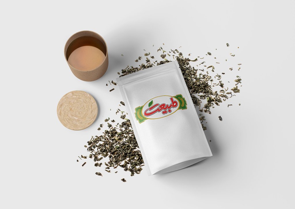  لایه باز موکاپ بسته بندی مواد غذایی
