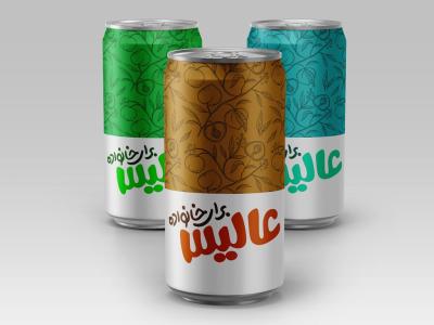  لایه باز موکاپ قوطی نوشیدنی
