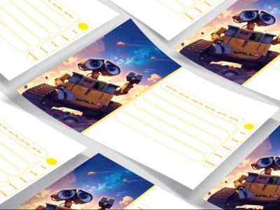 برنامه هفتگی کلاسی وال ای کد 8548