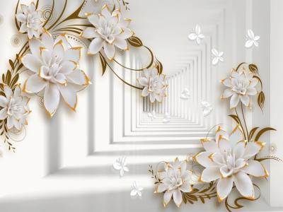 گل سه بعدی لایه باز