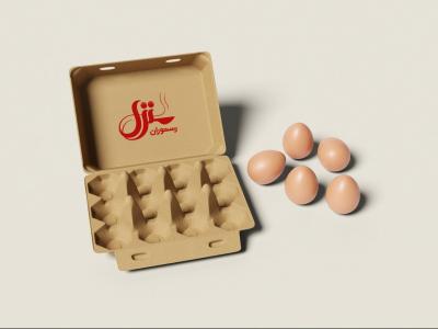  لایه باز موکاپ تخم مرغ