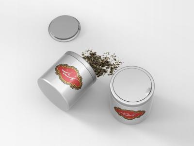  لایه باز موکاپ قوطی فلزی