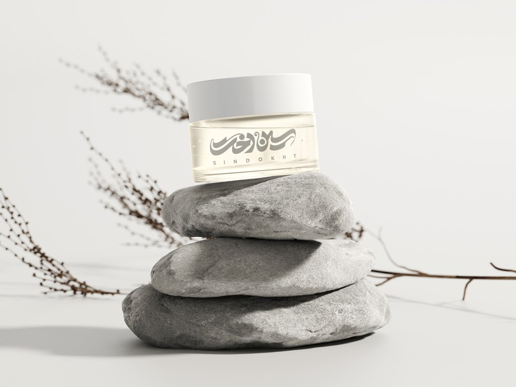  لایه باز موکاپ لوازم آرایشی بهداشتی