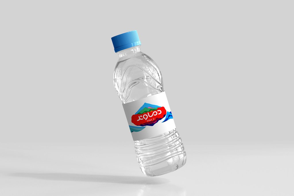  لایه باز موکاپ بطری آب