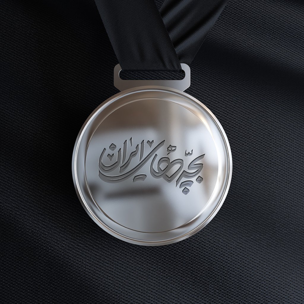  طرح لایه باز موکاپ مدال