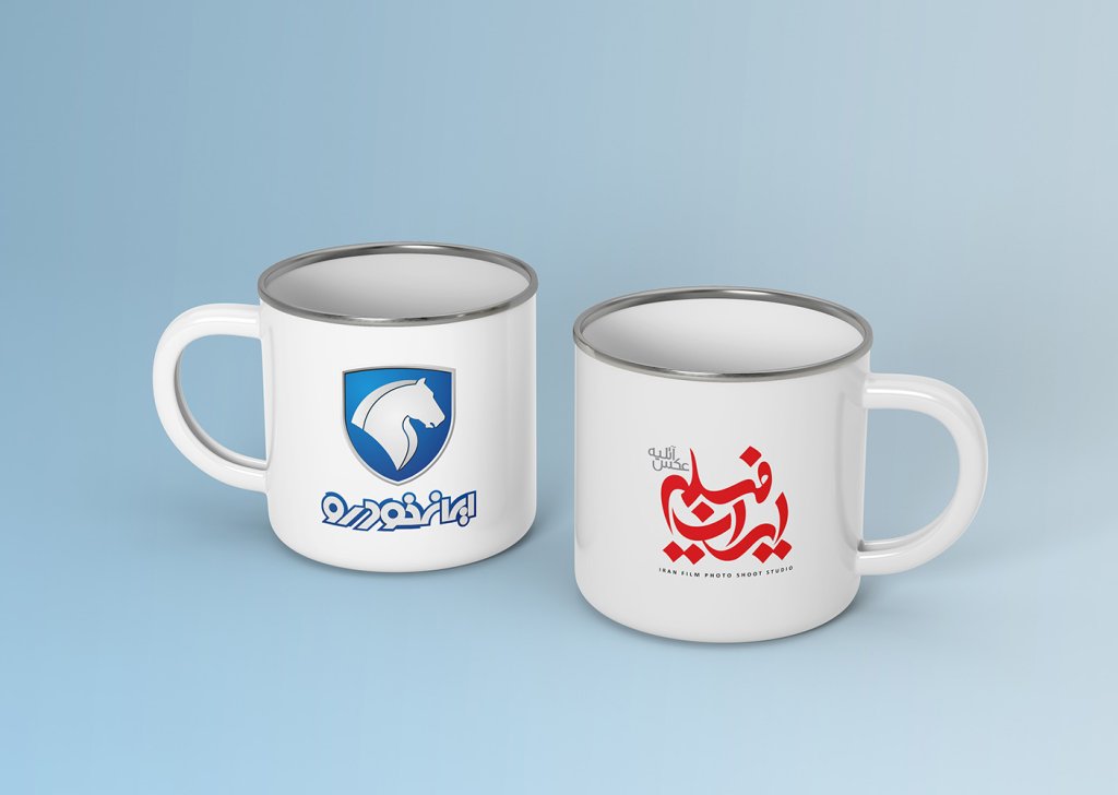  لایه باز موکاپ ماگ و لیوان
