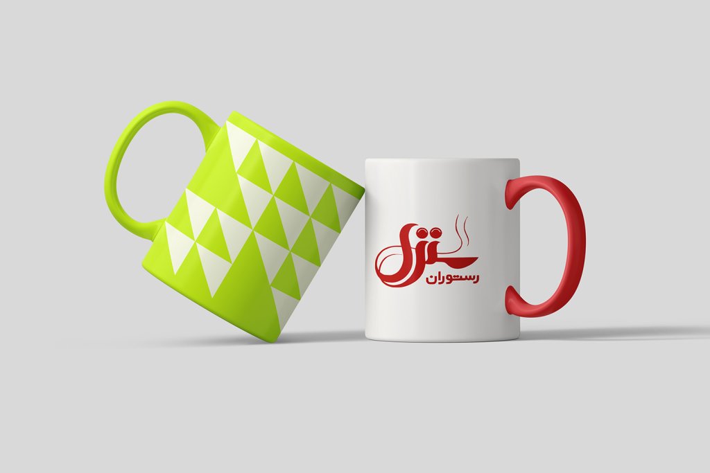  لایه باز موکاپ ماگ و لیوان