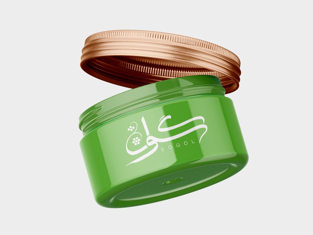  لایه باز موکاپ لوازم آرایشی بهداشتی