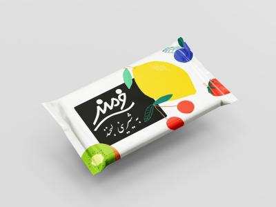  لایه باز موکاپ بسته کیک و ویفر