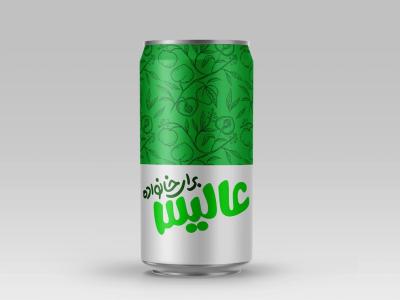  لایه باز موکاپ قوطی نوشیدنی
