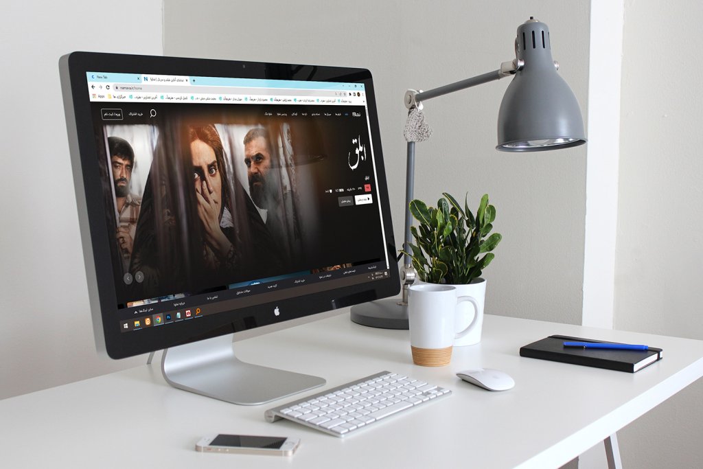  طرح لایه باز موکاپ مانیتور