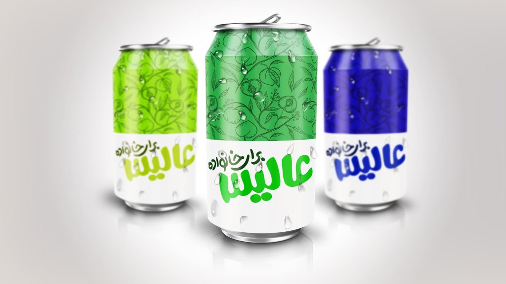  لایه باز موکاپ قوطی نوشیدنی