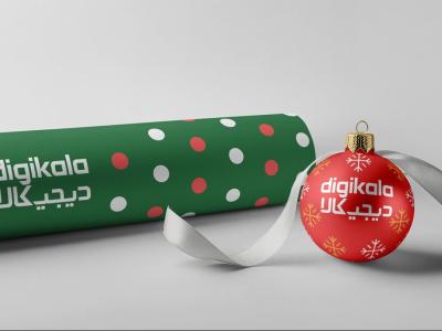 طرح لایه باز موکاپ کاغذ کادو و توپ