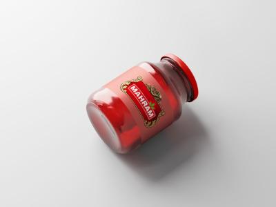  لایه باز موکاپ ظرف شیشه ای