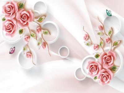 گل رز چینی لایه باز