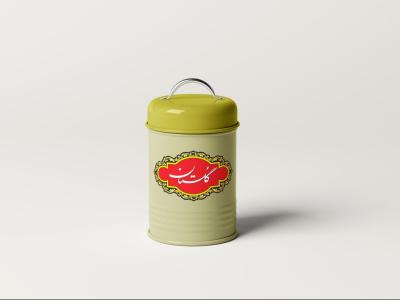  لایه باز موکاپ قوطی فلزی