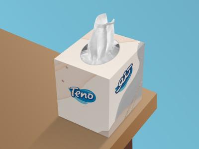  طرح لایه باز موکاپ جعبه دستمال کاغذی