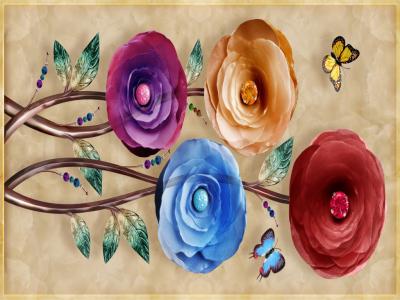 گل کلاسیک لایه باز