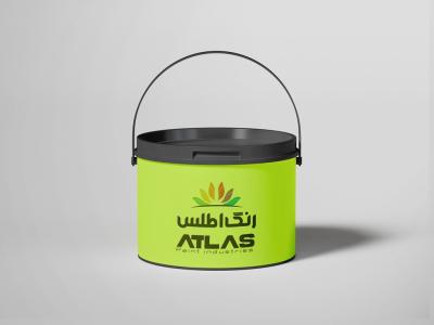  لایه باز موکاپ سطل رنگ