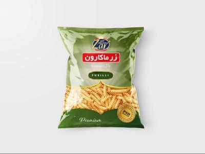 لایه باز موکاپ بسته بندی ماکارونی