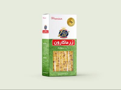  لایه باز موکاپ بسته بندی ماکارونی