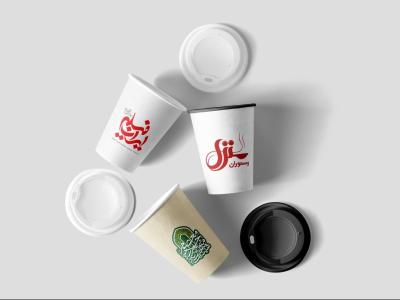  لایه باز موکاپ ماگ و لیوان