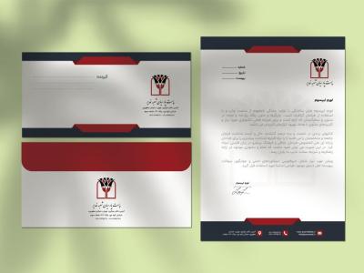 دانلود طرح لایه باز سربرگ و پاکت بانک پارسیان | فایل آماده EPS, AI