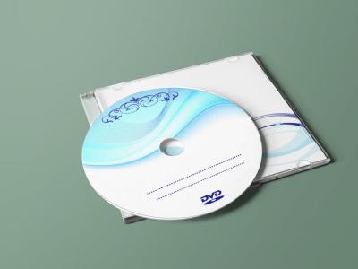 موکاپ لایه باز CD به همراه کاور