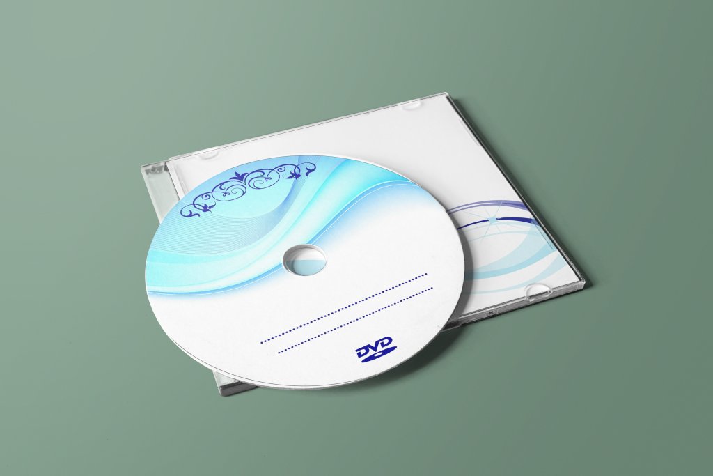 موکاپ لایه باز CD به همراه کاور