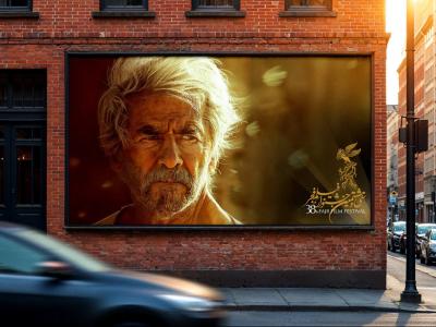  موکاپ لایه باز بیلبورد شهری