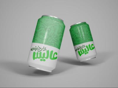  لایه باز موکاپ قوطی نوشیدنی