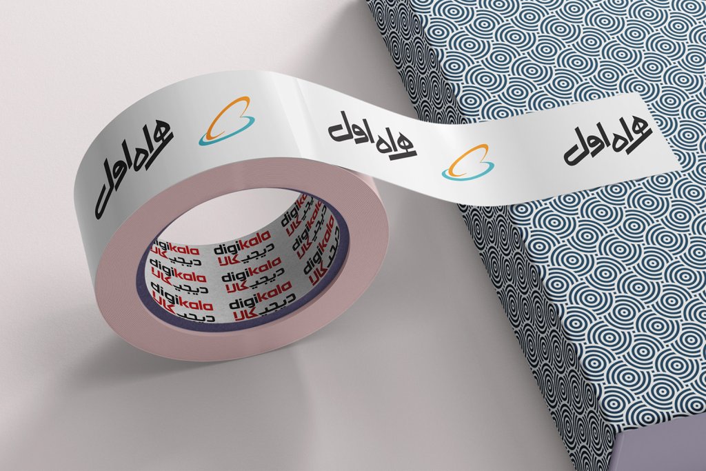  طرح لایه باز موکاپ چسب پهن