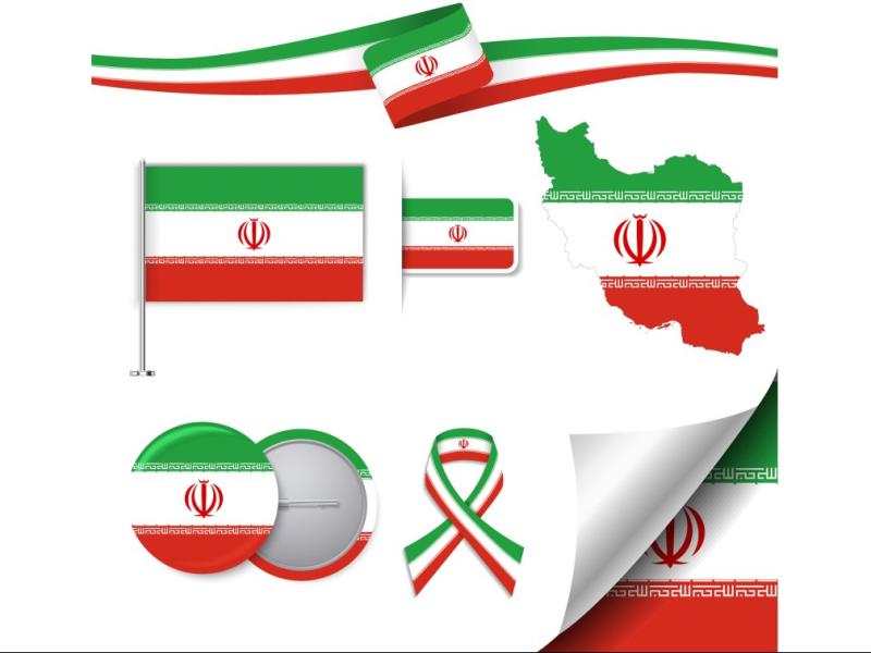 وکتور-پرچم-ایران-