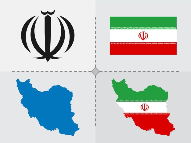 نقشه-ایران-نشان-ملی-پرچم-