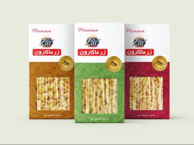  لایه باز موکاپ بسته بندی ماکارونی