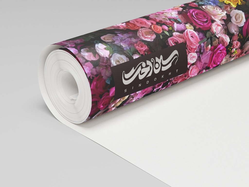 طرح لایه باز موکاپ کاغذ کادو 