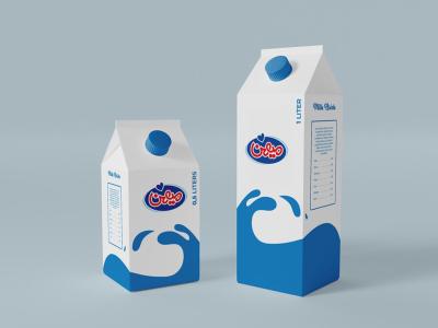  طرح لایه باز موکاپ پاکت شیر و آبمیوه