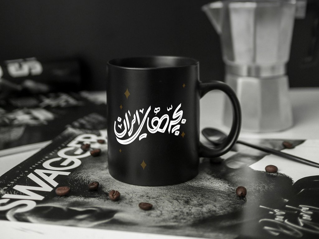  لایه باز موکاپ ماگ و لیوان